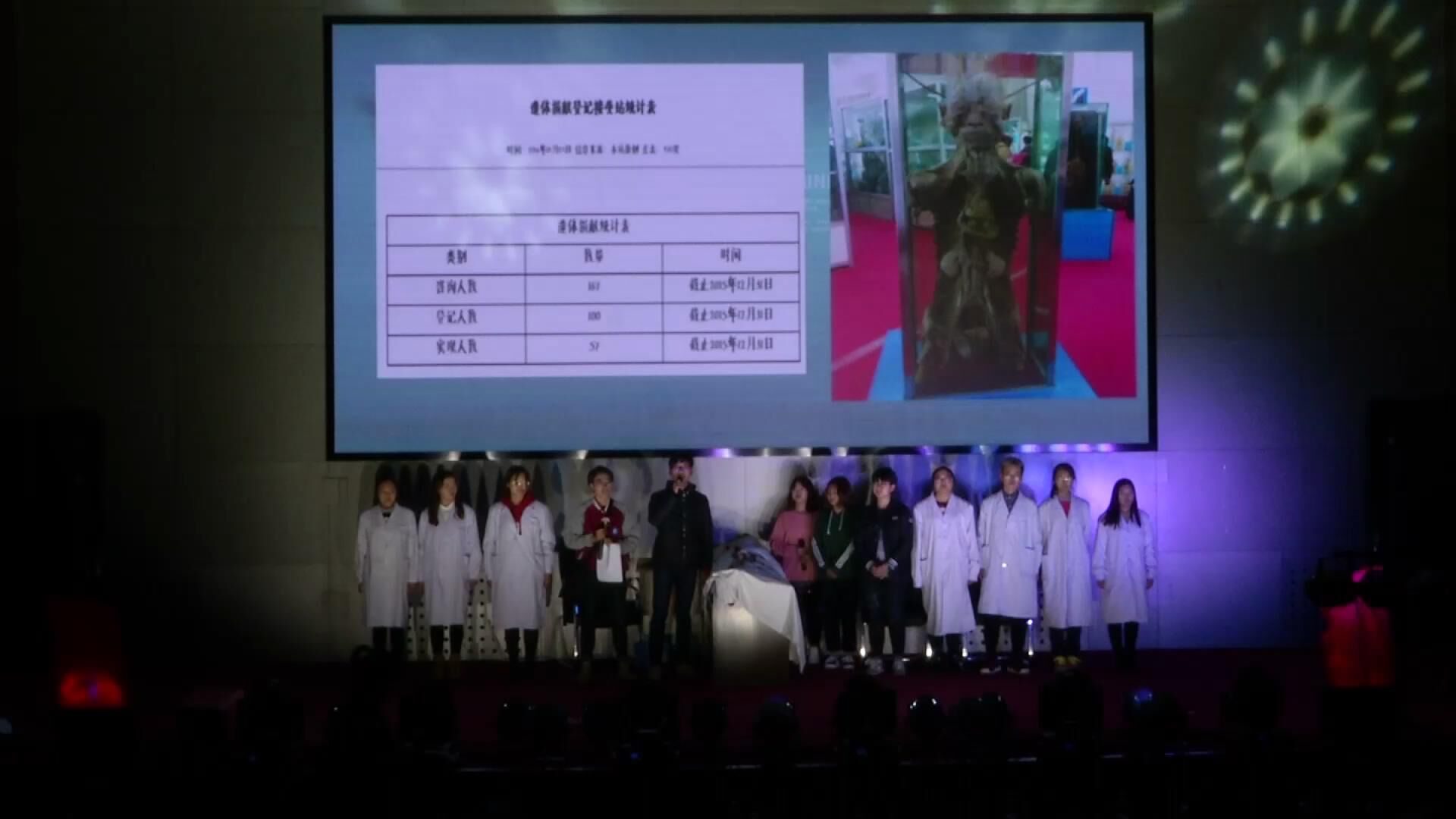 2017年10月20日齐齐哈尔医学院基础医学院迎新生晚会医疗剧《永远的璀璨》